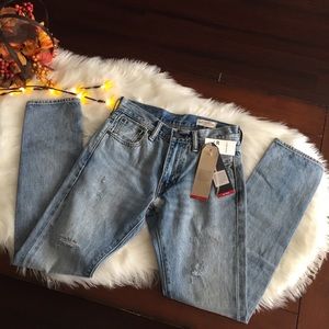 Levi’s 505 c Slim Straight Leg Zip Jeans Sz 25x30